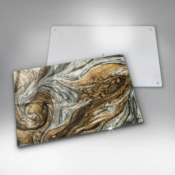 Skleněná deska za sporák Bohatá abstrakce