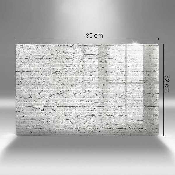 Skleněná deska za sporák Cihlová zeď