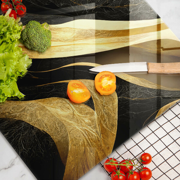 Skleněná deska za sporák Elegantní abstrakce