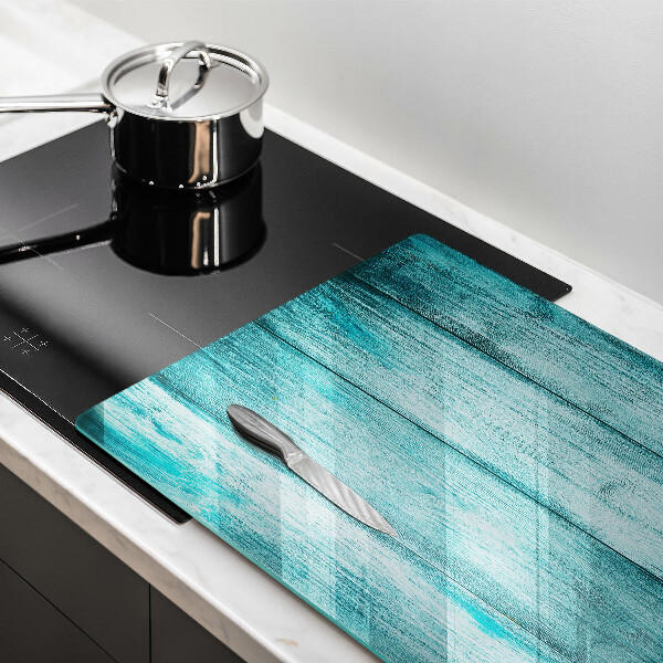 Skleněná deska za sporák Vintage dřevěné desky