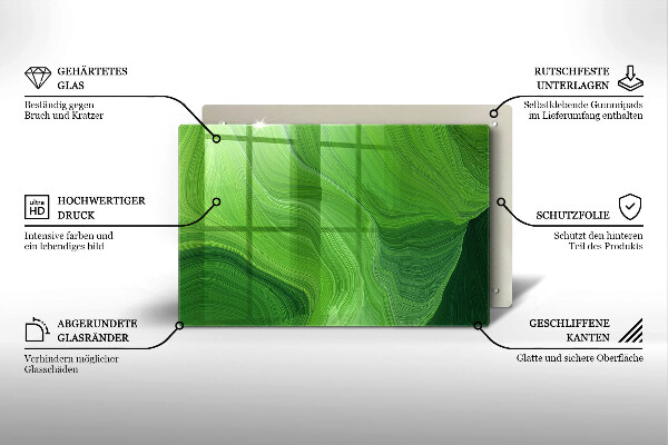 Skleněná deska za sporák Abstraktní textura