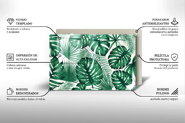 Skleněná deska za sporák Monstera odchází