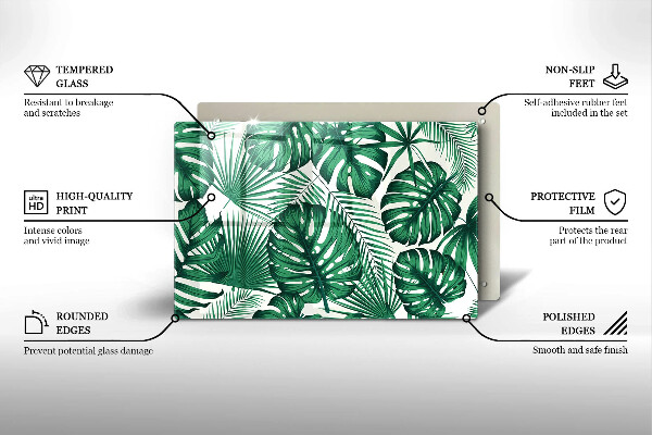 Skleněná deska za sporák Monstera odchází