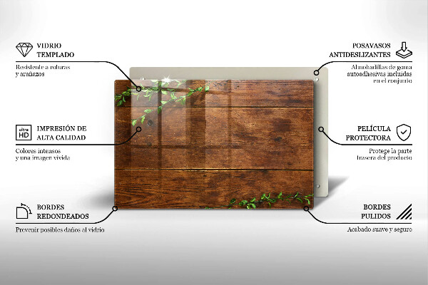 Skleněná deska za sporák Dřevěné desky a listy