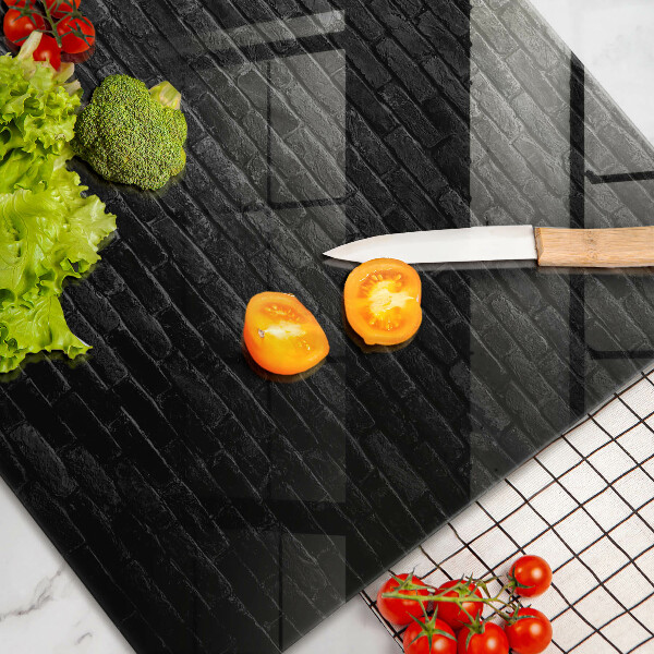 Skleněná deska za sporák Zeď cihlová zeď