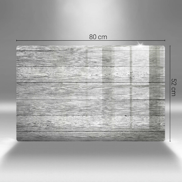 Skleněná deska za sporák Staré dřevěné desky