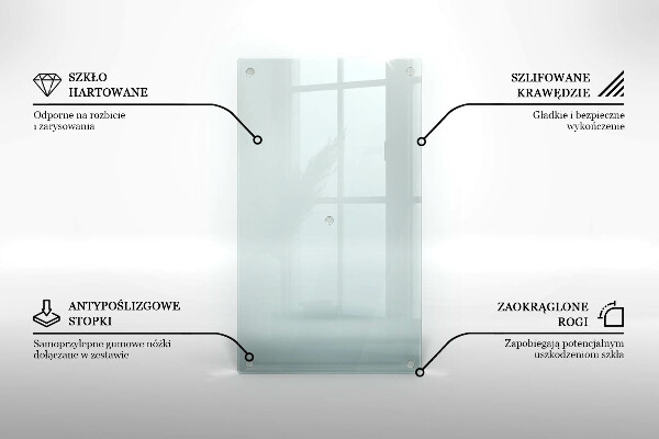 Ochranná průhledná deska za plynový sporák 52x30 cm