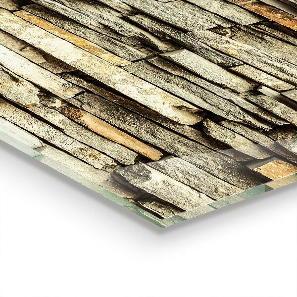 Skleněné obklady do kuchyně Přírodní cihly