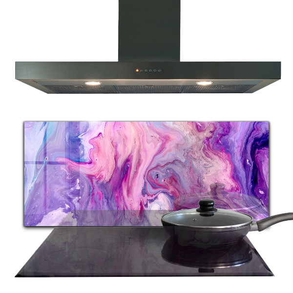 Skleněný panel Růžová abstrakce