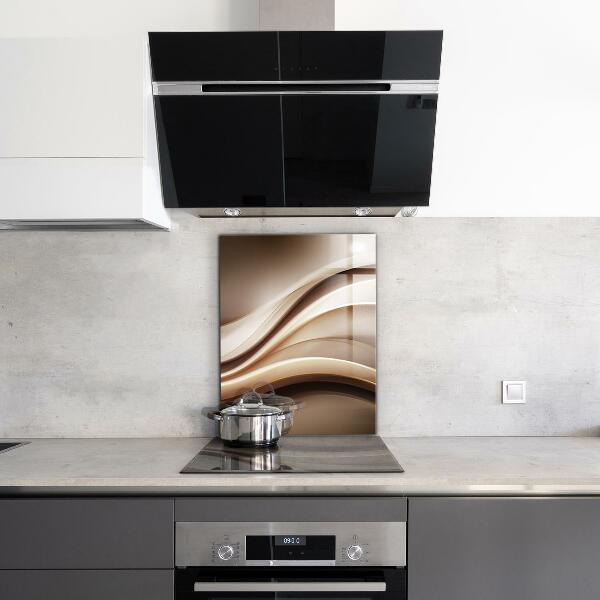 Skleněný panel Abstrakce energetických vln