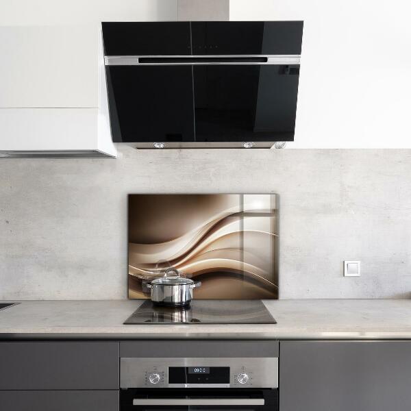 Skleněný panel Abstrakce energetických vln