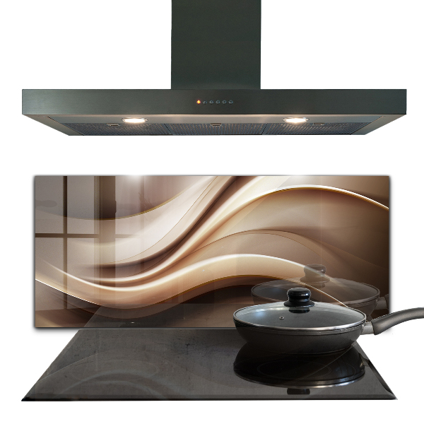 Skleněný panel Abstrakce energetických vln