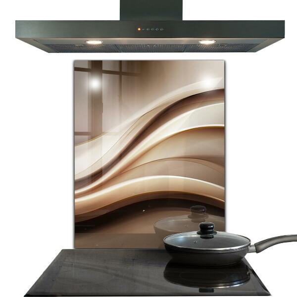 Skleněný panel Abstrakce energetických vln