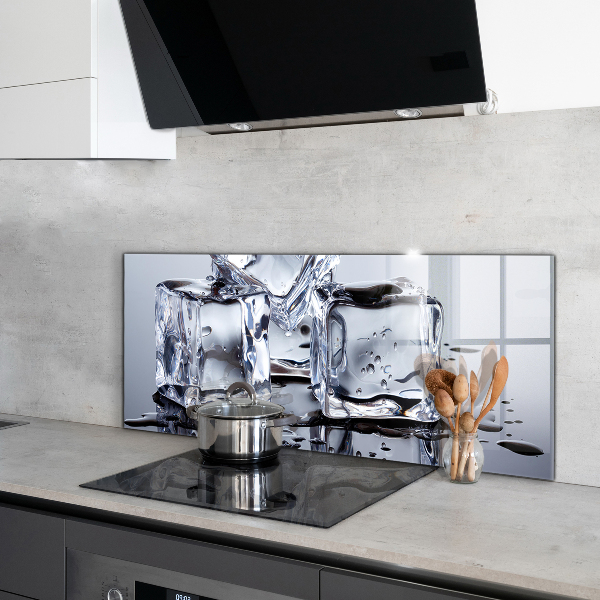 Skleněný panel Ledové kostky občerstvení