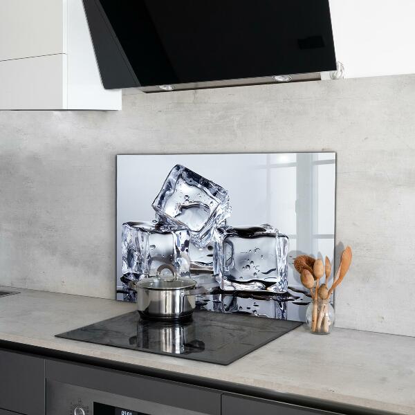 Skleněný panel Ledové kostky občerstvení