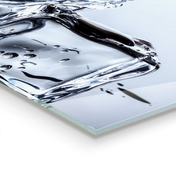 Skleněný panel Ledové kostky občerstvení