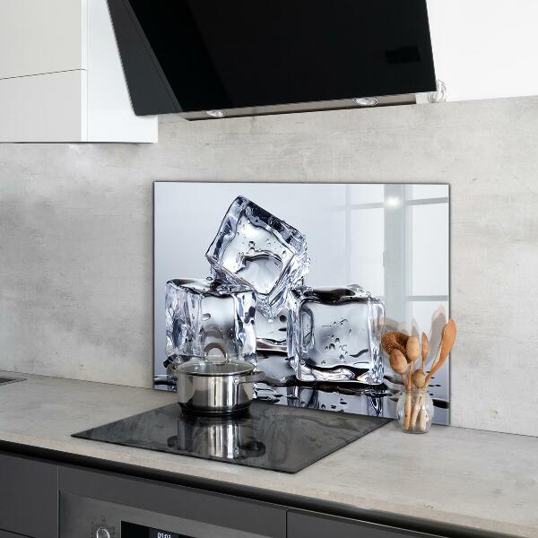 Skleněný panel Ledové kostky občerstvení