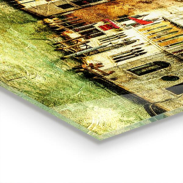 Skleněný panel Itálie benátky vintage obrázek