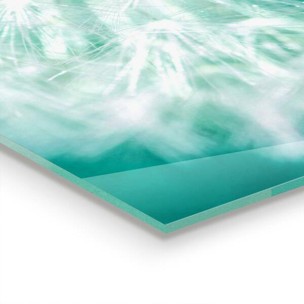 Skleněný panel Pampeliška ve větrné elektrárně