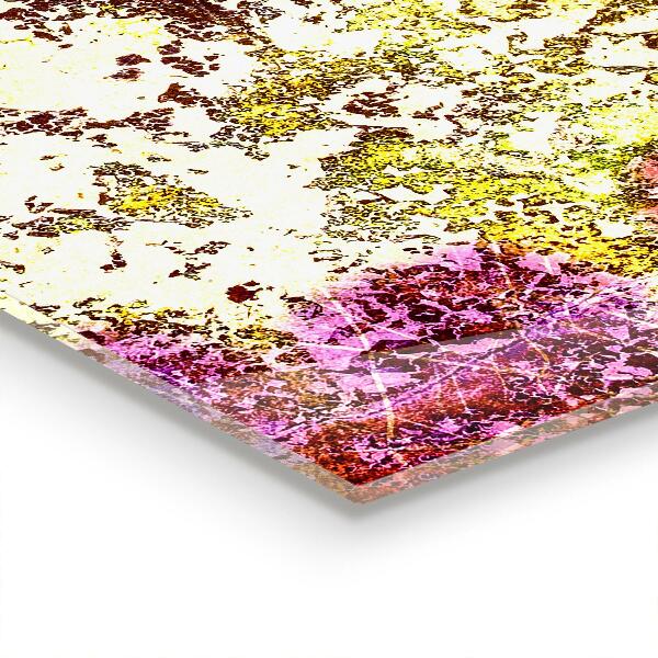 Skleněný panel Oranžová abstrakce