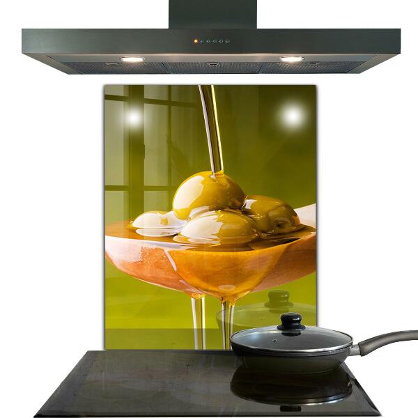 Skleněný panel Čerstvě lisovaný olivový olej