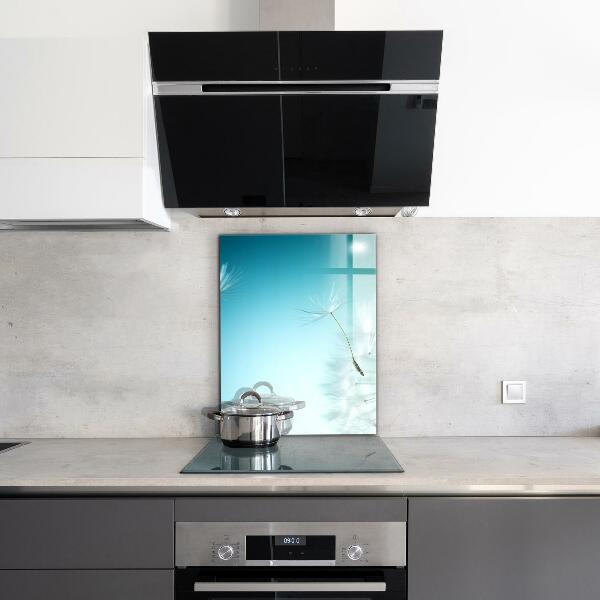 Skleněné obklady do kuchyně Pampeliška pampeliška ve větru