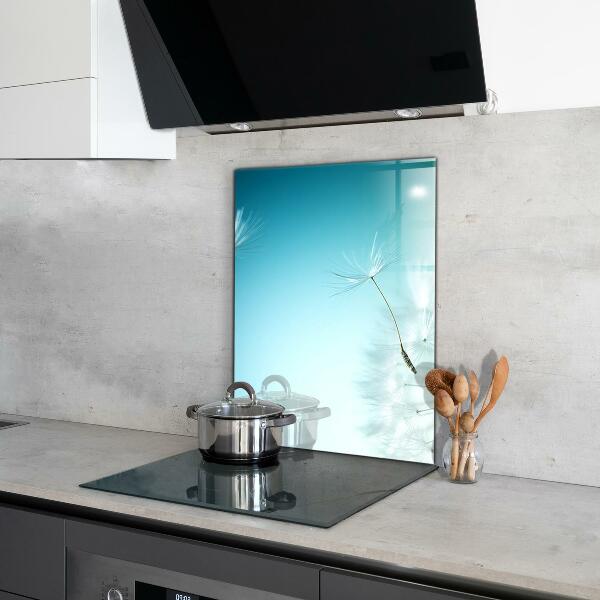 Skleněné obklady do kuchyně Pampeliška pampeliška ve větru