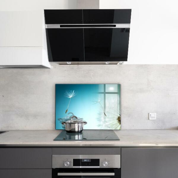 Skleněné obklady do kuchyně Pampeliška pampeliška ve větru