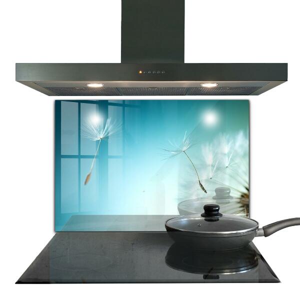 Skleněné obklady do kuchyně Pampeliška pampeliška ve větru