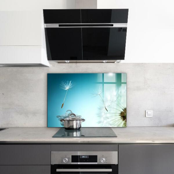 Skleněné obklady do kuchyně Pampeliška pampeliška ve větru