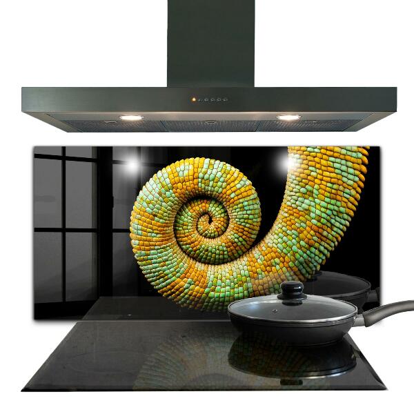 Skleněný panel Příroda chameleon tail