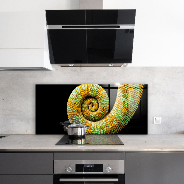 Skleněný panel Příroda chameleon tail
