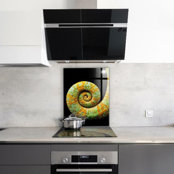 Skleněný panel Příroda chameleon tail