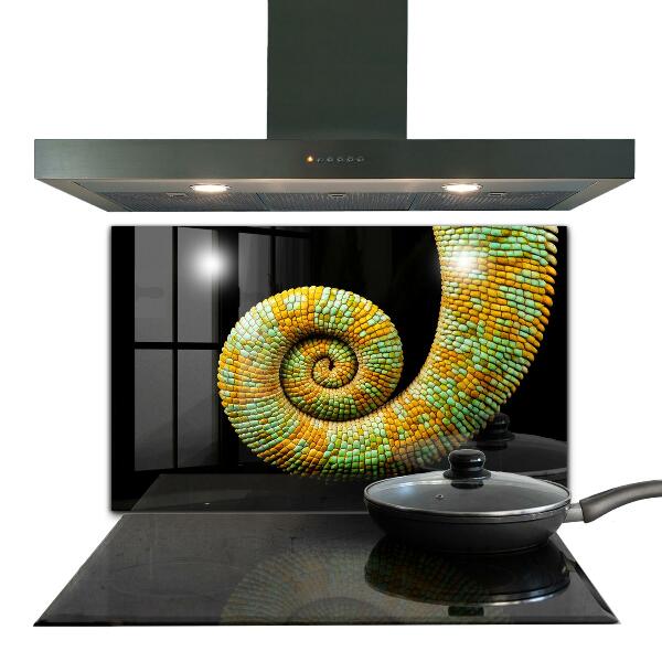 Skleněný panel Příroda chameleon tail