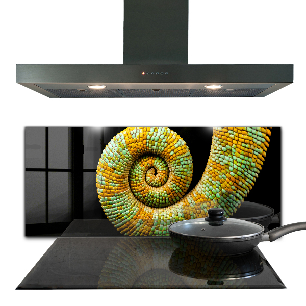 Skleněný panel Příroda chameleon tail