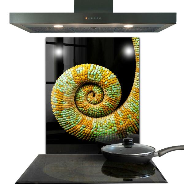 Skleněný panel Příroda chameleon tail