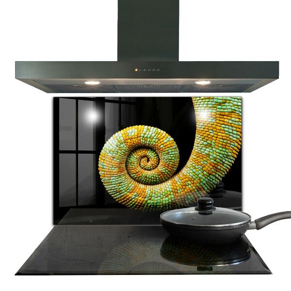 Skleněný panel Příroda chameleon tail