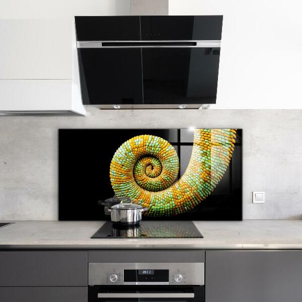 Skleněný panel Příroda chameleon tail