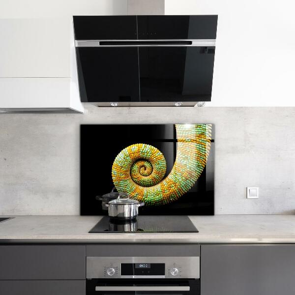 Skleněný panel Příroda chameleon tail