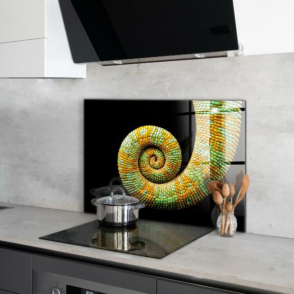 Skleněný panel Příroda chameleon tail