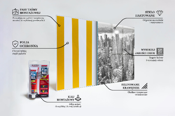 Skleněný panel Architektura new yorku