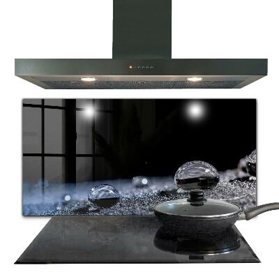 Skleněný panel Kapka rosy po ránu