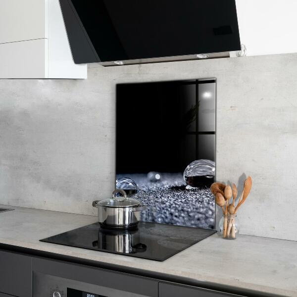 Skleněný panel Kapka rosy po ránu