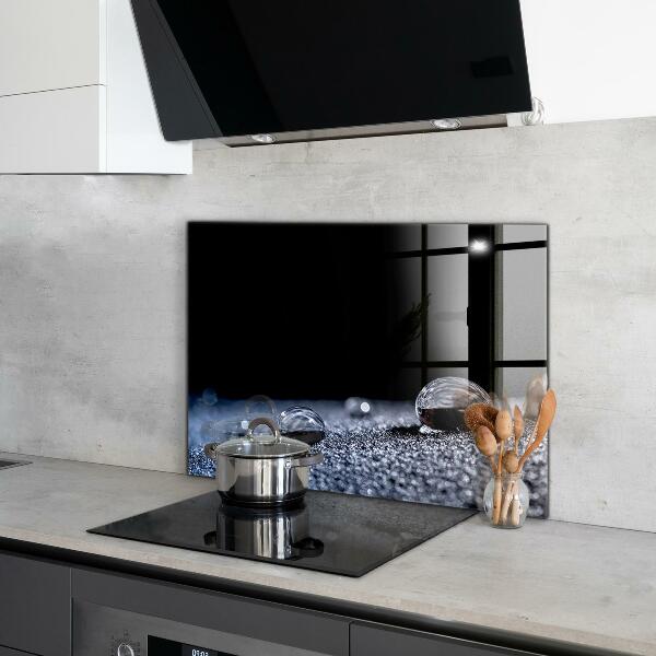 Skleněný panel Kapka rosy po ránu