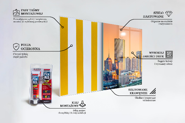 Skleněný panel Bostonská architektura
