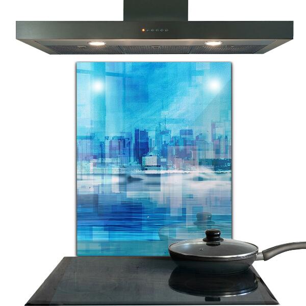 Skleněný panel Panorama manhattanu v new yorku