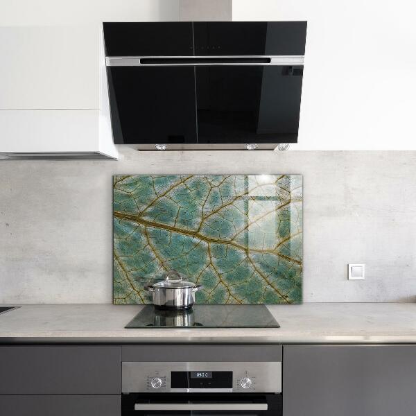 Skleněný panel Textura listů