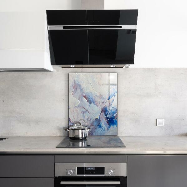 Kuchyňský skleněný panel Textura malování abstrakce