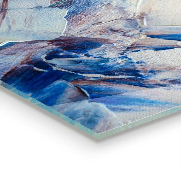 Kuchyňský skleněný panel Textura malování abstrakce