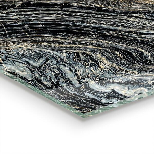 Kuchyňský skleněný panel Textura mramoru žula